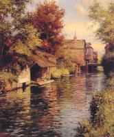 Knight, Louis Aston - Sunny Afternoon on the Canal
